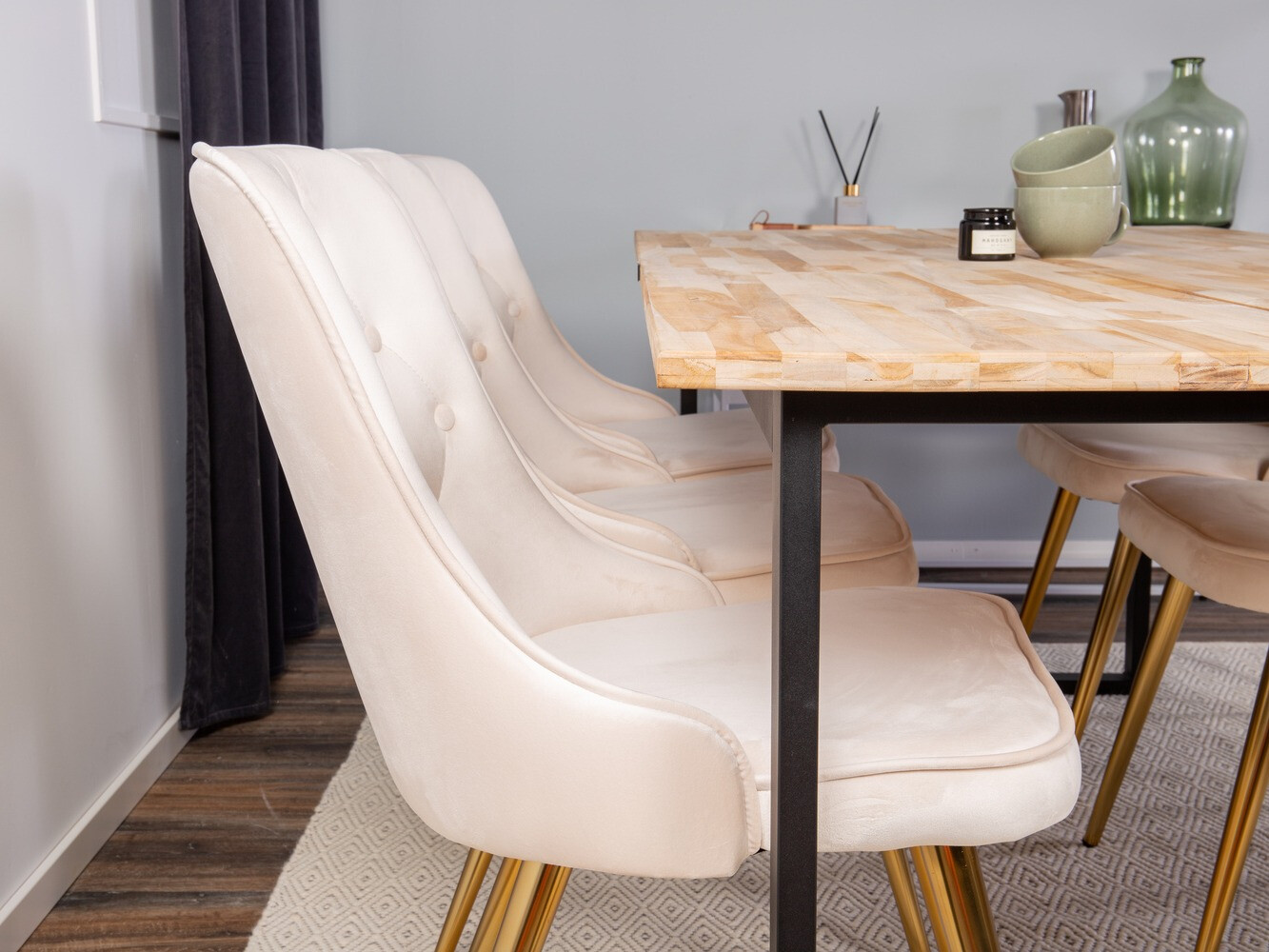 Conjunto de mesas y sillas para comedor Dallas 2092