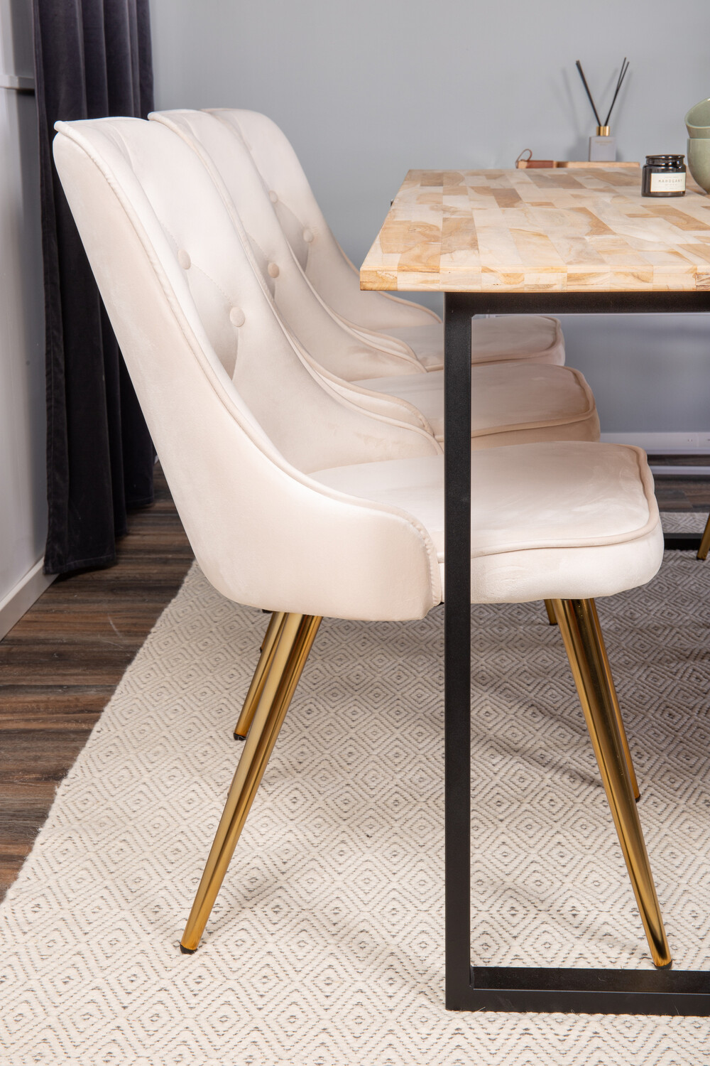 Conjunto de mesas y sillas para comedor Dallas 2092