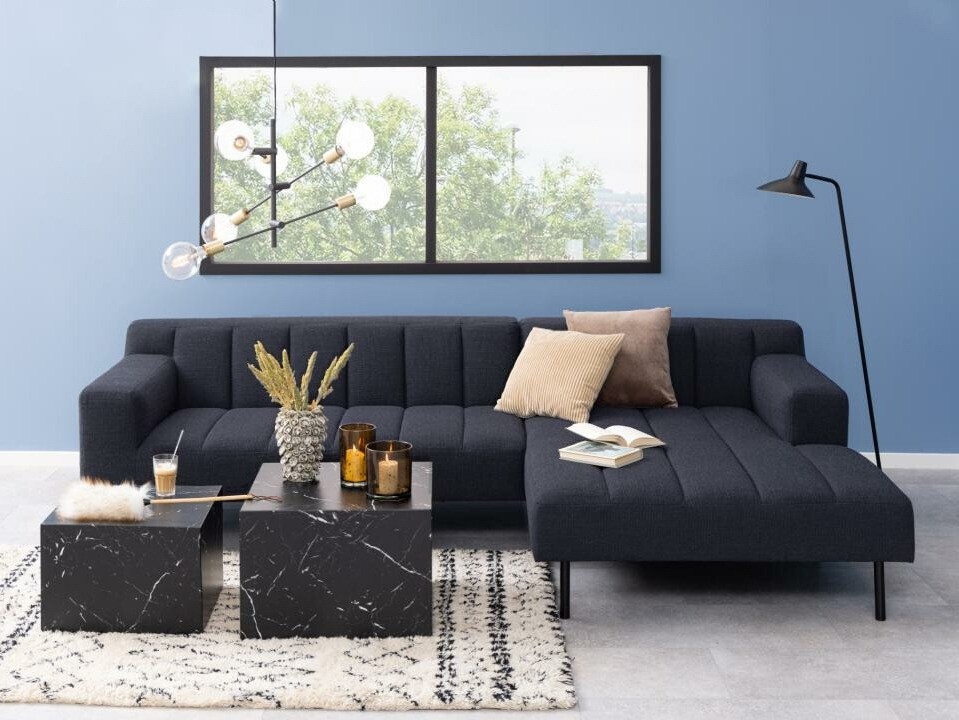 Conjunto mesa de centro Norsica 603 (Mármol negro)