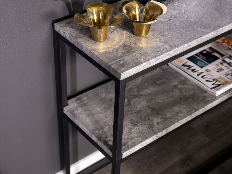 Consola Dallas 2521 (Hormigón + Negro)