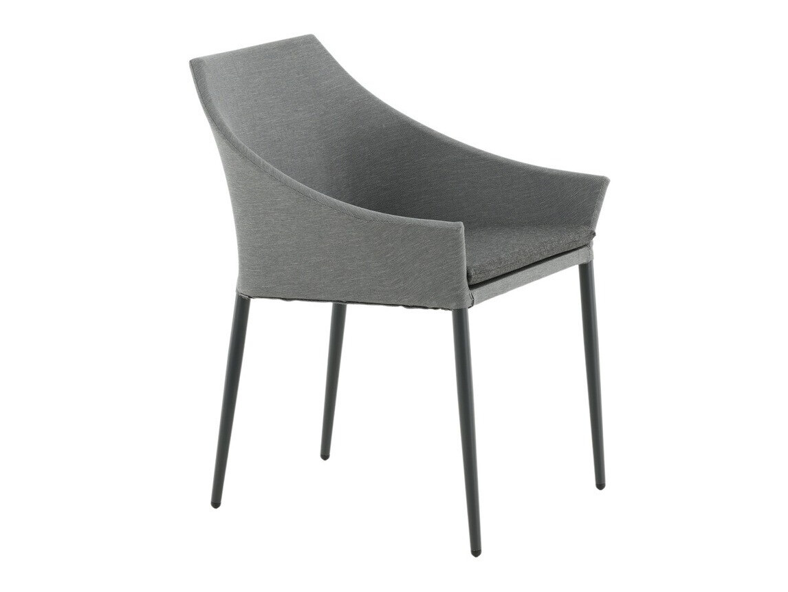 Silla para exterior Dallas 2563 (Negro + Gris)