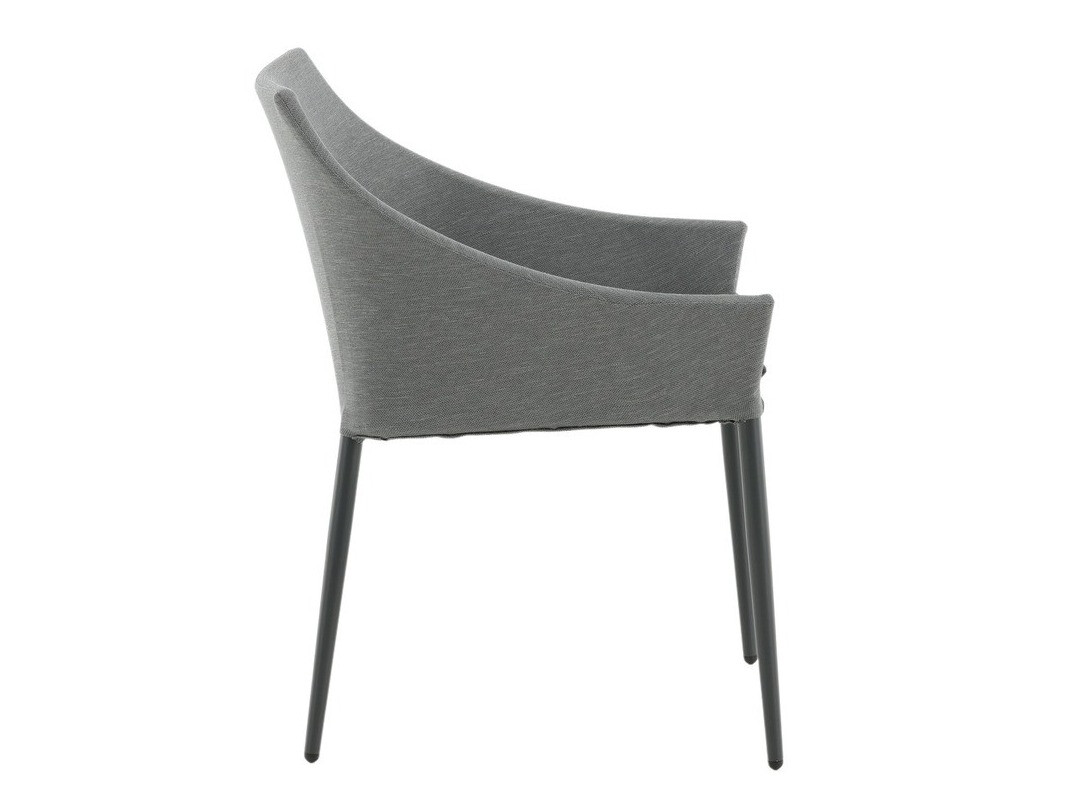 Silla para exterior Dallas 2563 (Negro + Gris)