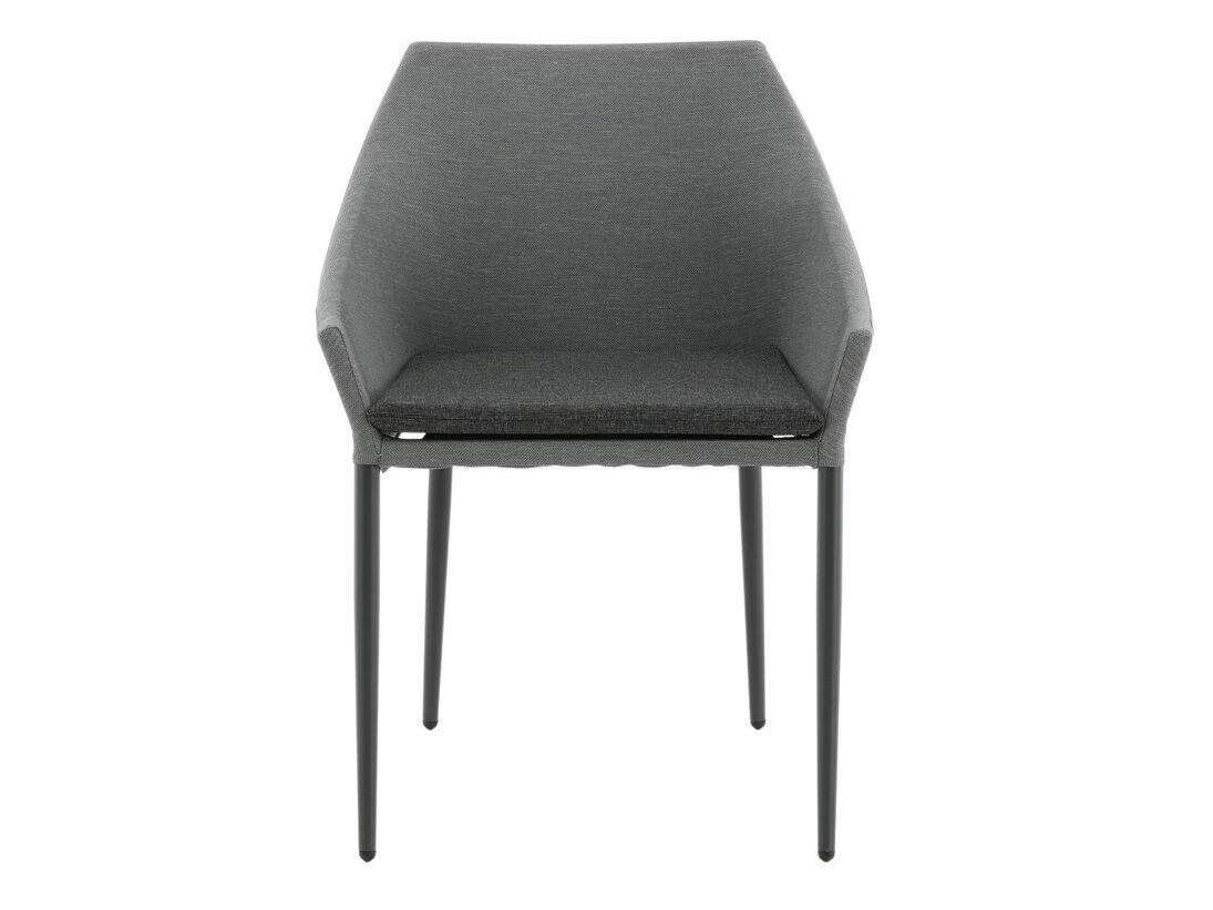Silla para exterior Dallas 2563 (Negro + Gris)