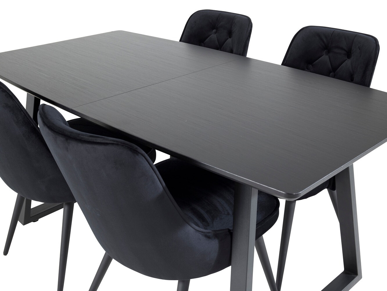 Conjunto de comedor Dallas 1993 (Negro)