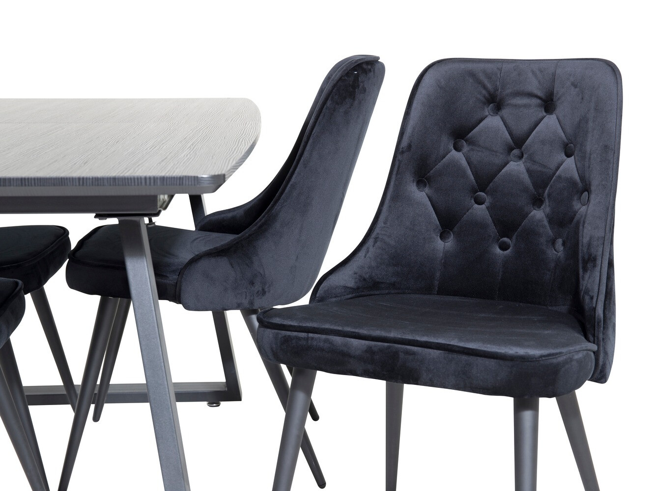 Conjunto de comedor Dallas 1993 (Negro)