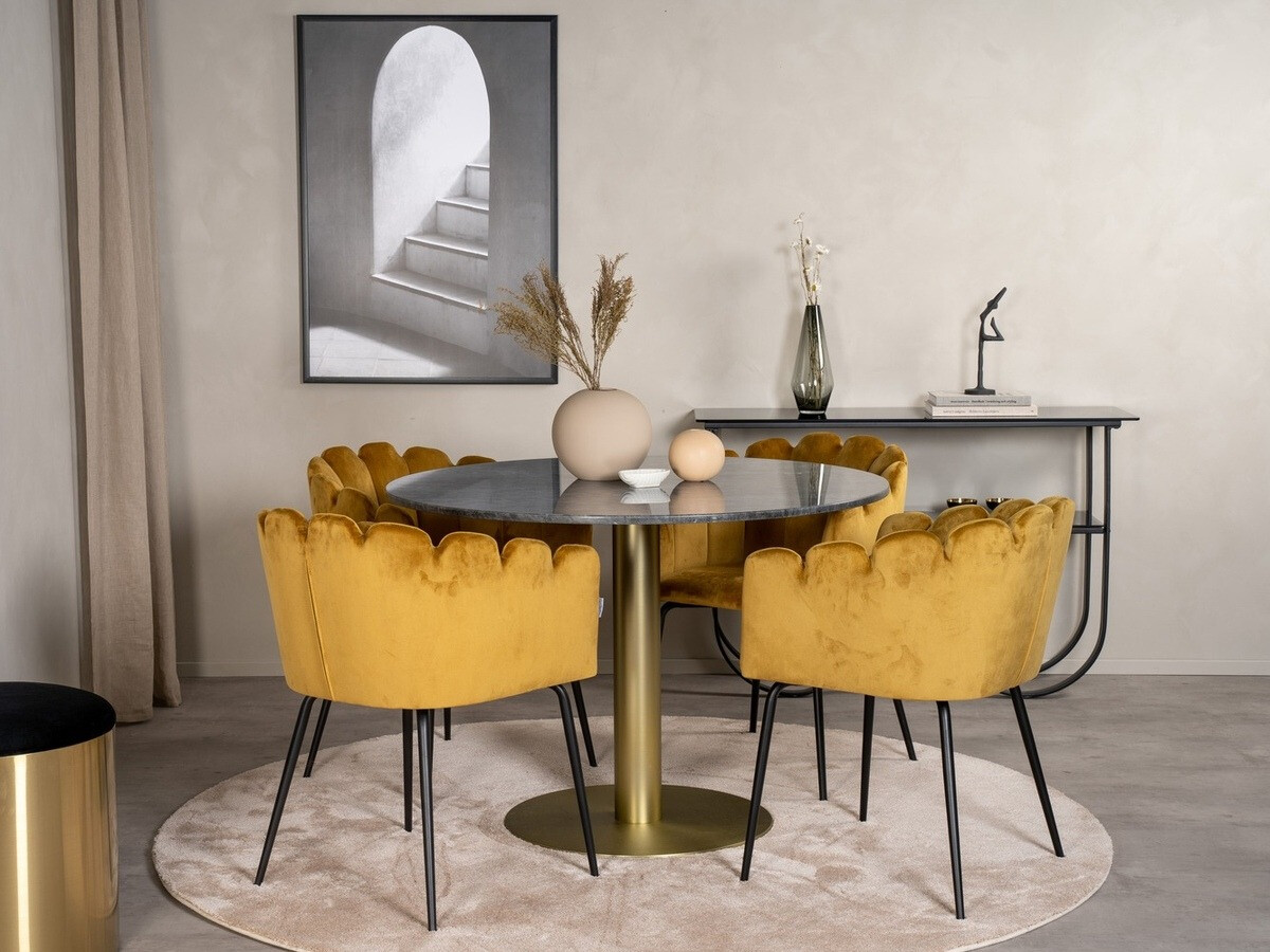Conjunto de mesas y sillas para comedor Dallas 1206