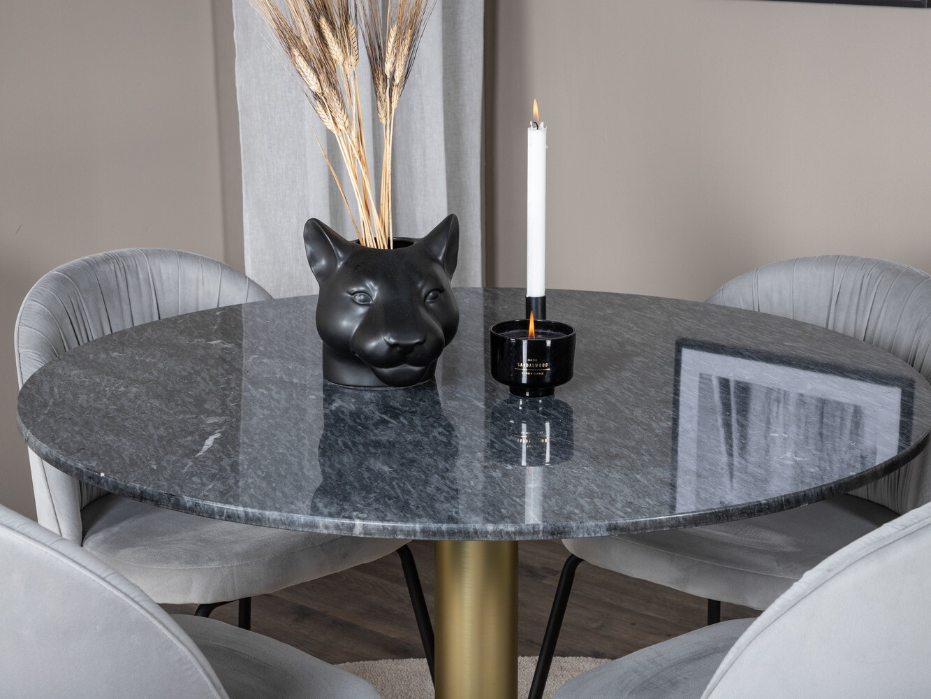 Conjunto de mesas y sillas para comedor Dallas 1213
