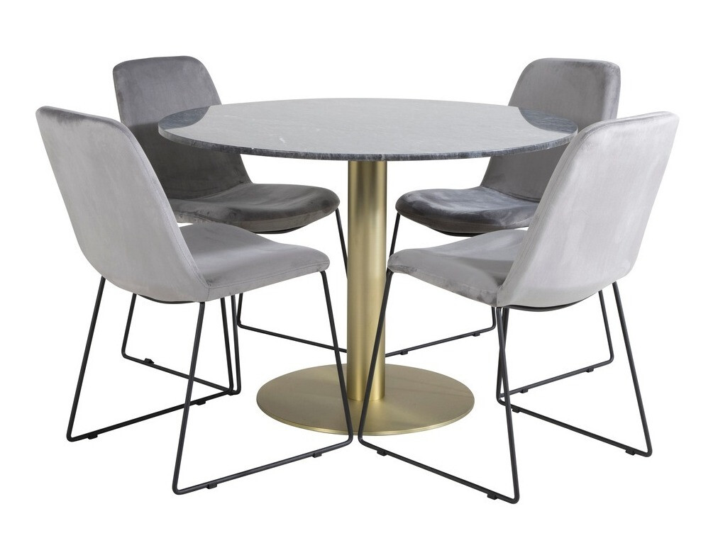 Conjunto de mesas y sillas para comedor Dallas 1217