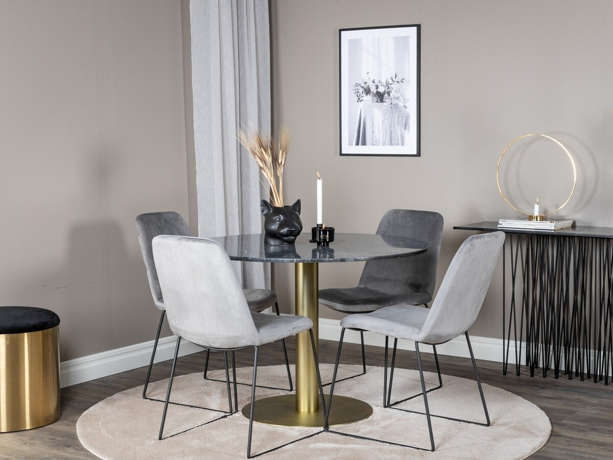 Conjunto de mesas y sillas para comedor Dallas 1217