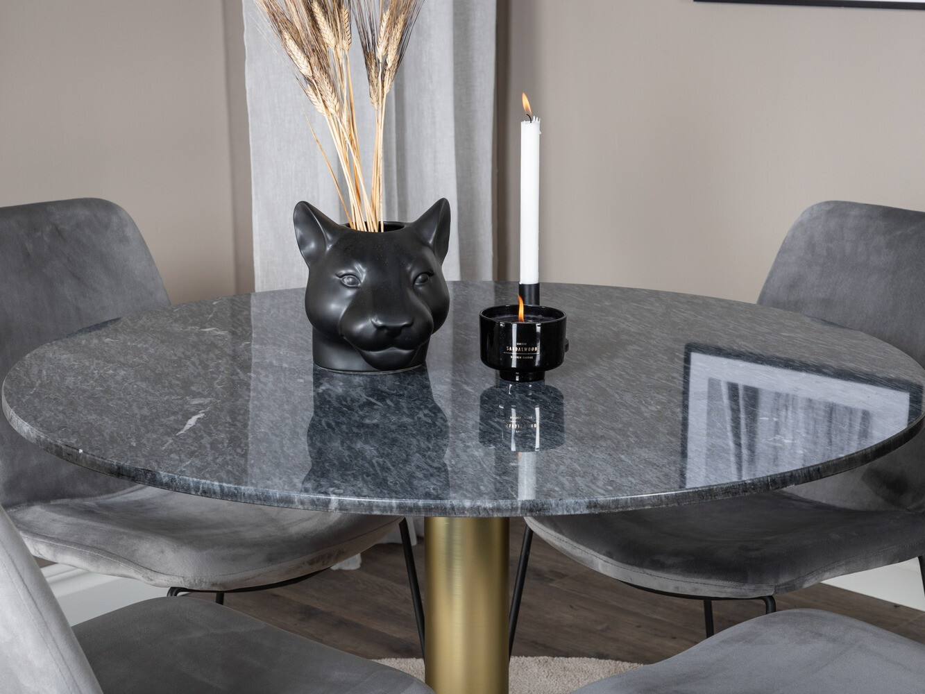 Conjunto de mesas y sillas para comedor Dallas 1217