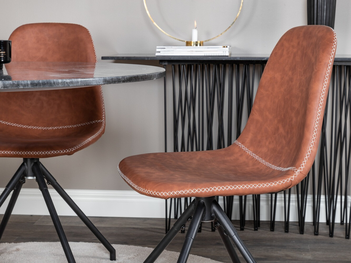 Conjunto de mesas y sillas para comedor Dallas 1218