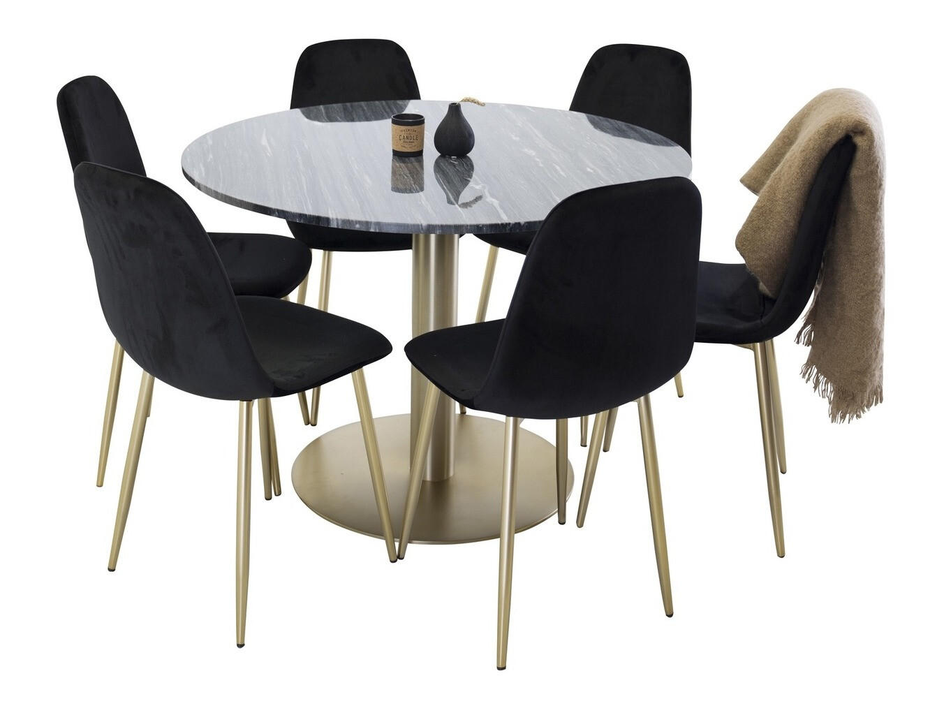 Conjunto de mesas y sillas para comedor Dallas 1221