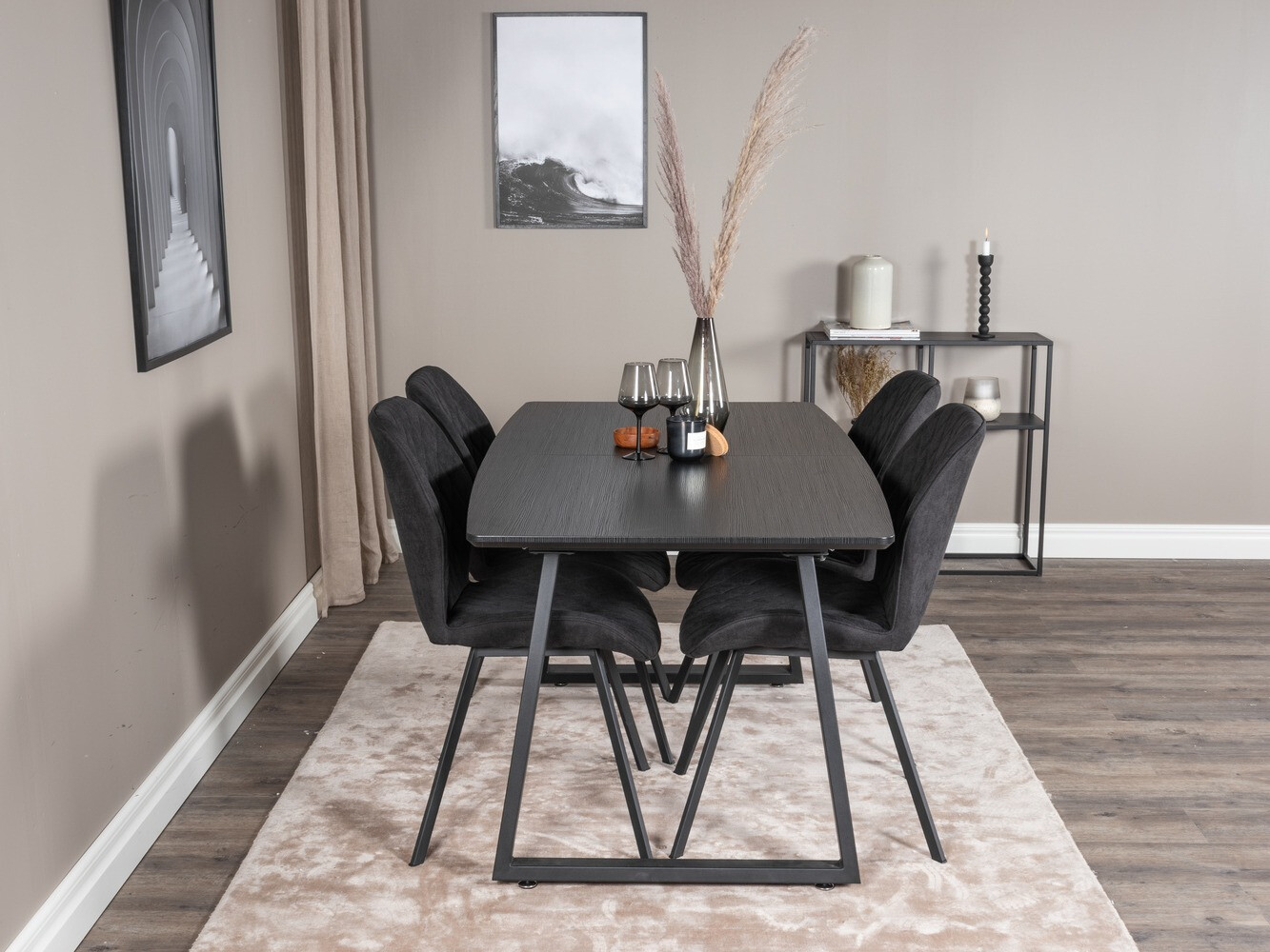 Conjunto de mesas y sillas para comedor Dallas 1997