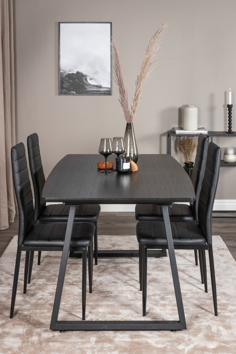 Conjunto de mesas y sillas para comedor Dallas 1999