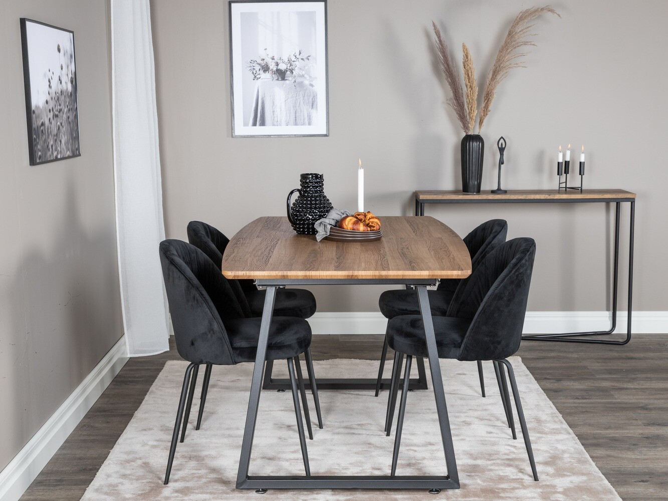 Conjunto de mesas y sillas para comedor Dallas 320