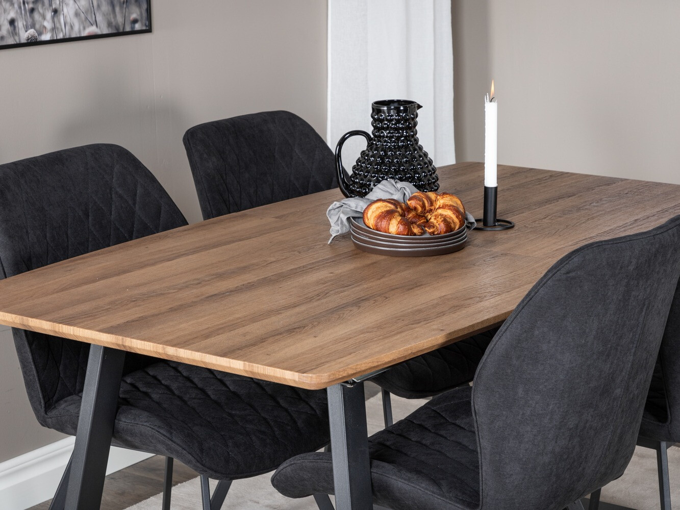 Conjunto de mesas y sillas para comedor Dallas 321