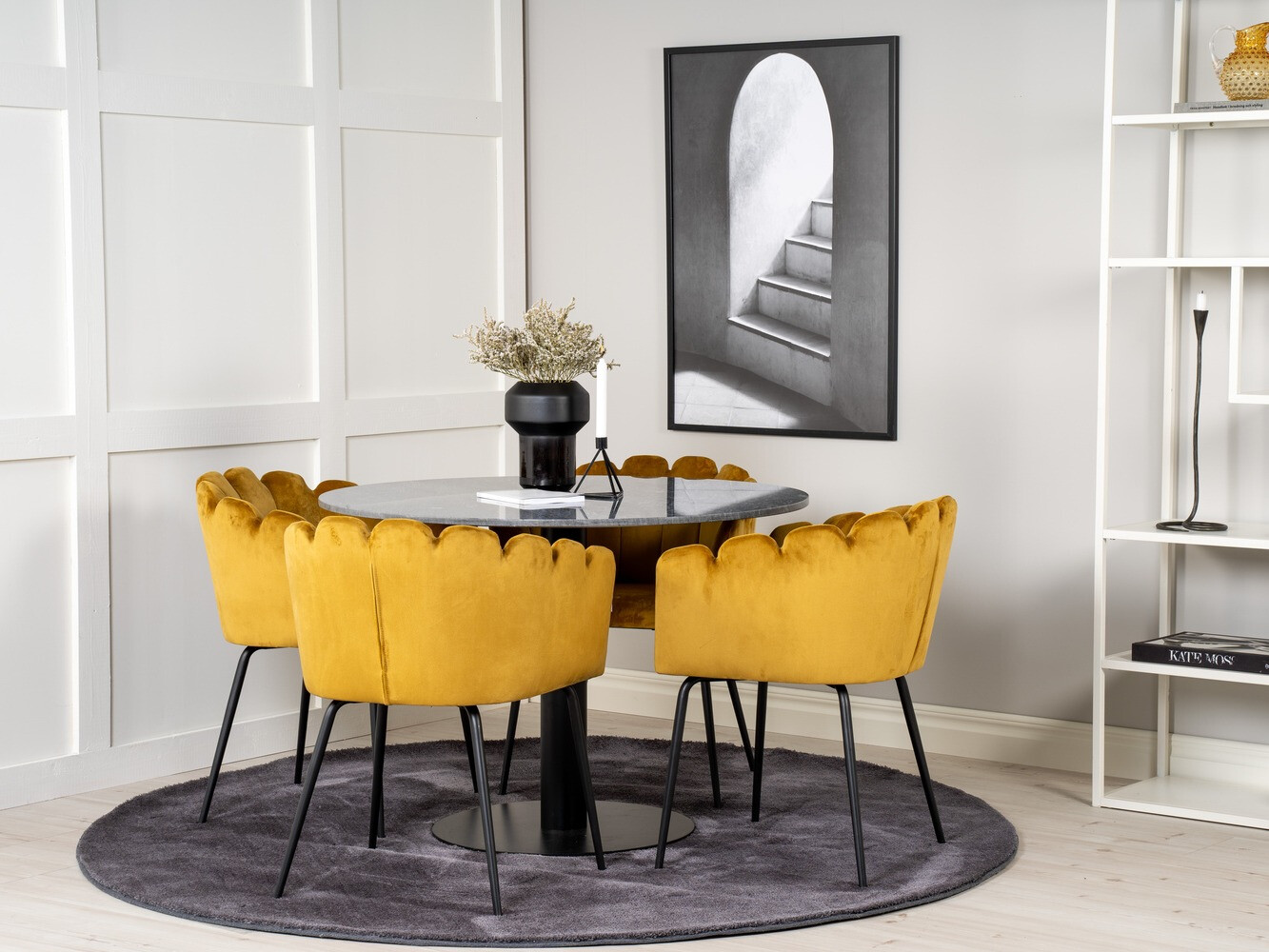 Conjunto de mesas y sillas para comedor Dallas 1597