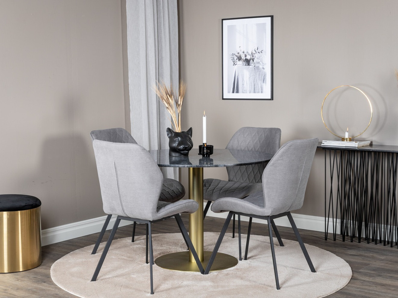 Conjunto de mesas y sillas para comedor Dallas 2632
