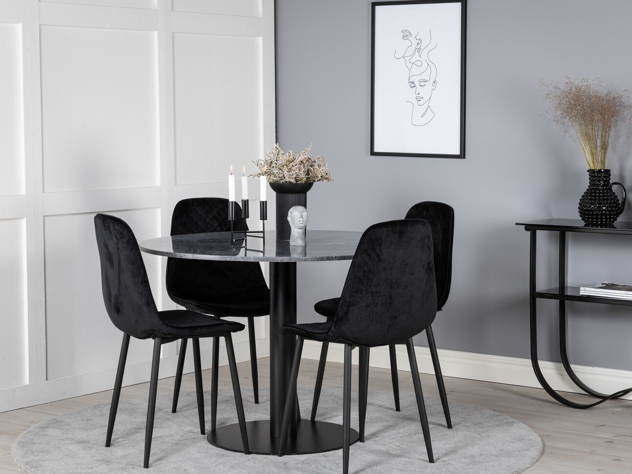 Conjunto de mesas y sillas para comedor Dallas 2666