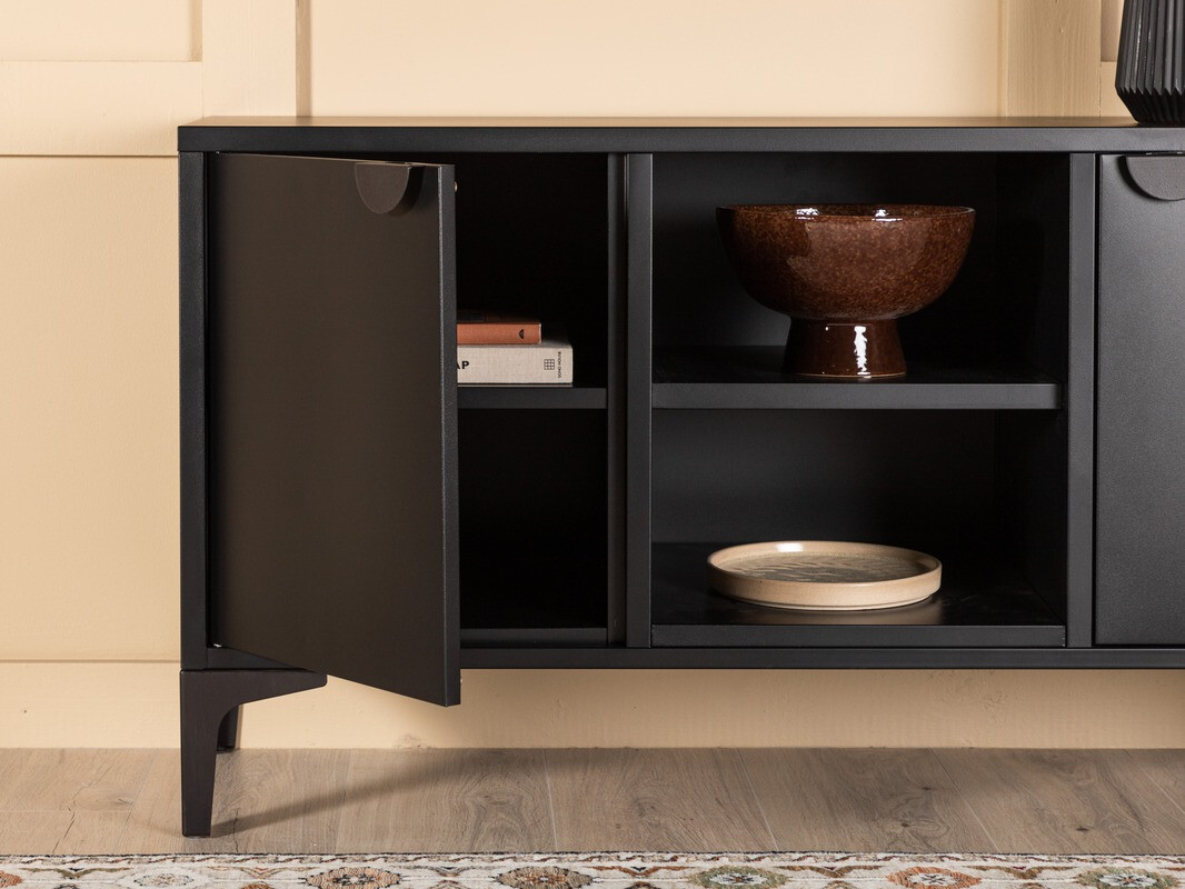 Mueble TV Romcamu 100 (Negro)