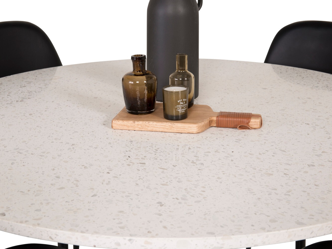 Conjunto de mesas y sillas para comedor Dallas 1109 (Negro)