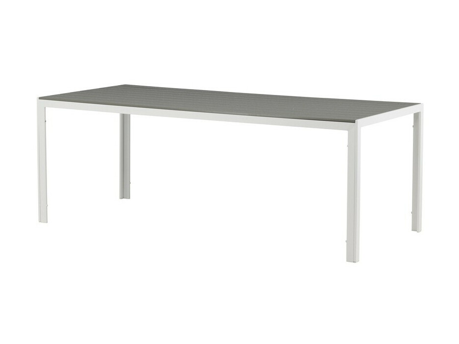 Mesa para exterior Dallas 906 (Gris + Blanco)