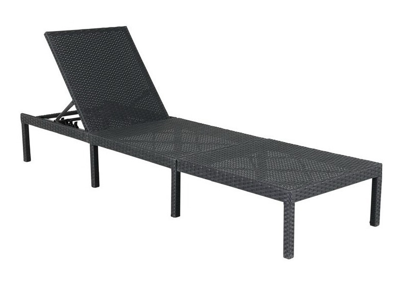 Tumbona Dallas 904 (Negro + Gris)