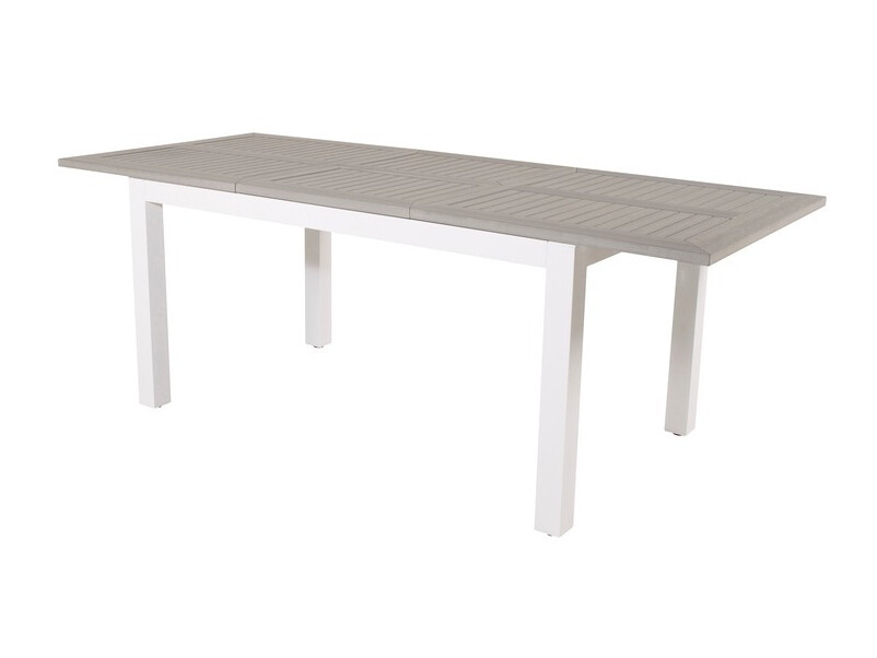 Mesa para exterior Dallas 1158 (Gris + Blanco)