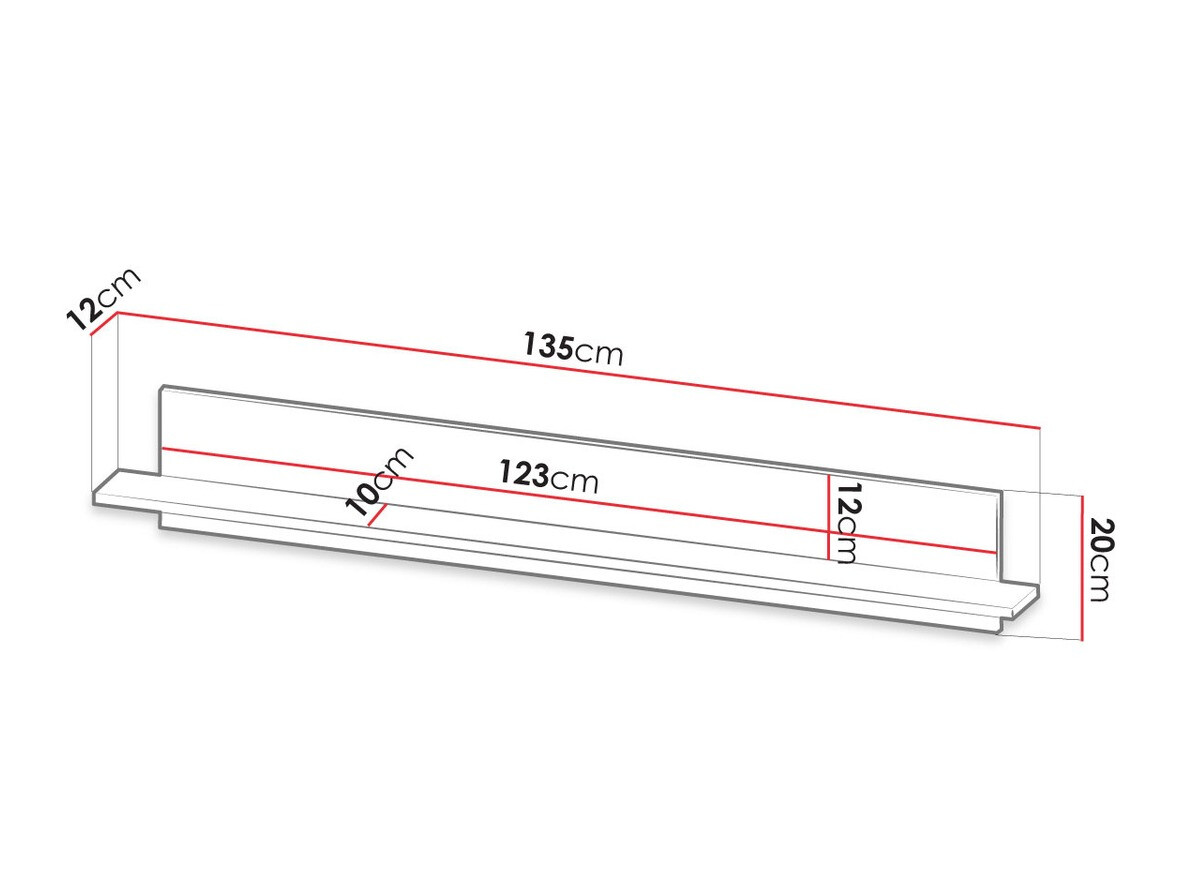 Estantería de pared Ferenou 104