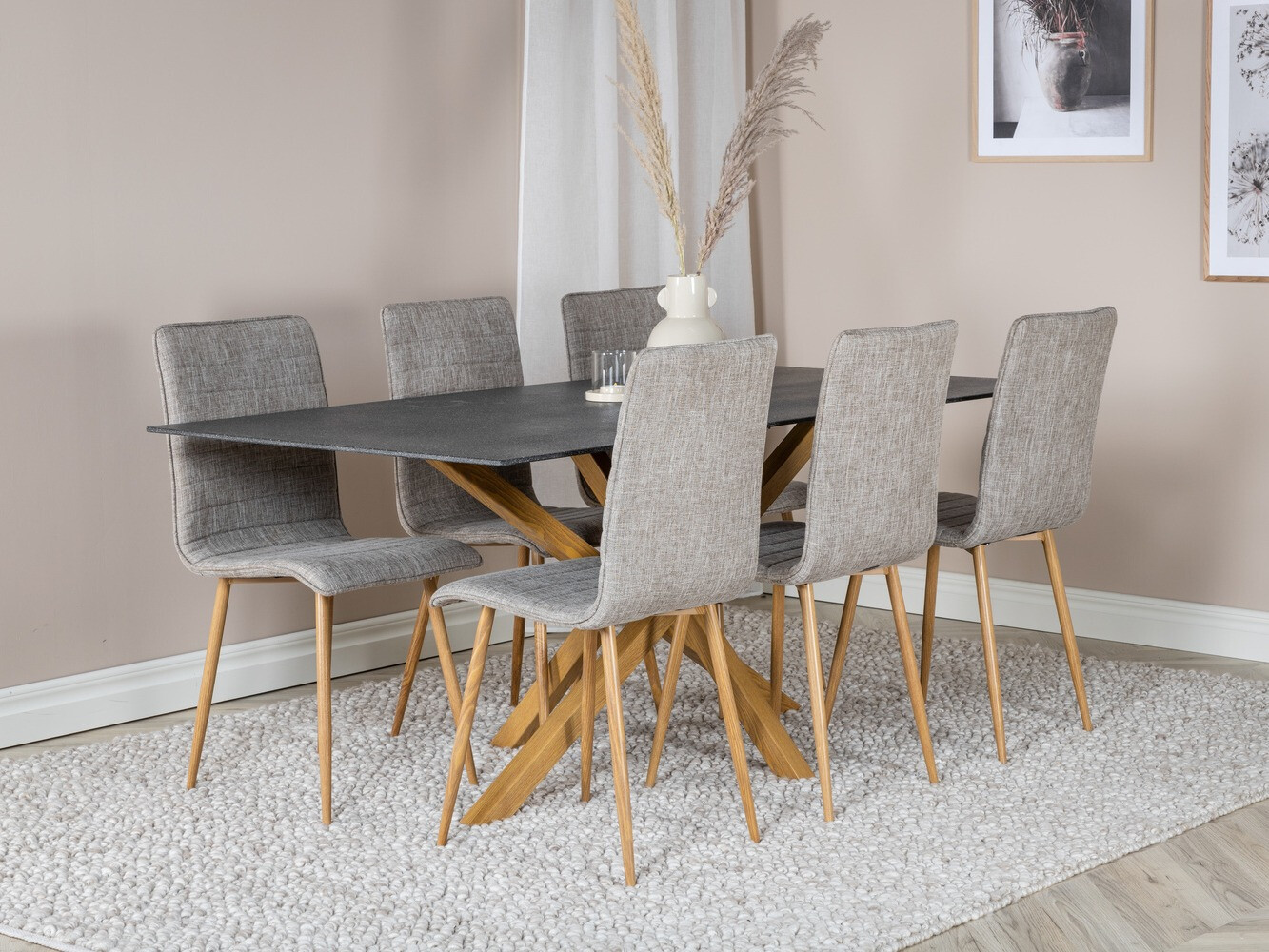 Conjunto de mesas y sillas para comedor Dallas 1575