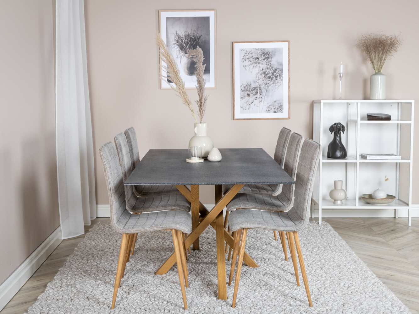 Conjunto de mesas y sillas para comedor Dallas 1575