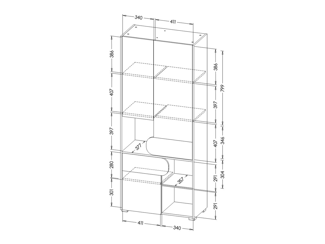Estantería Lomteo 101
