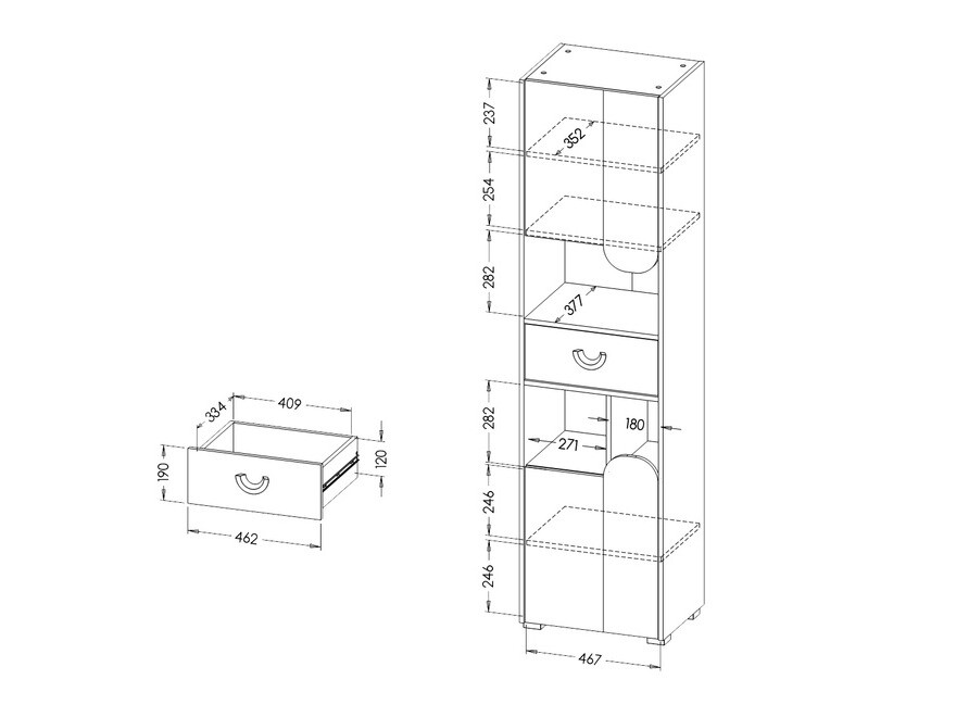 Estantería Lomteo 102