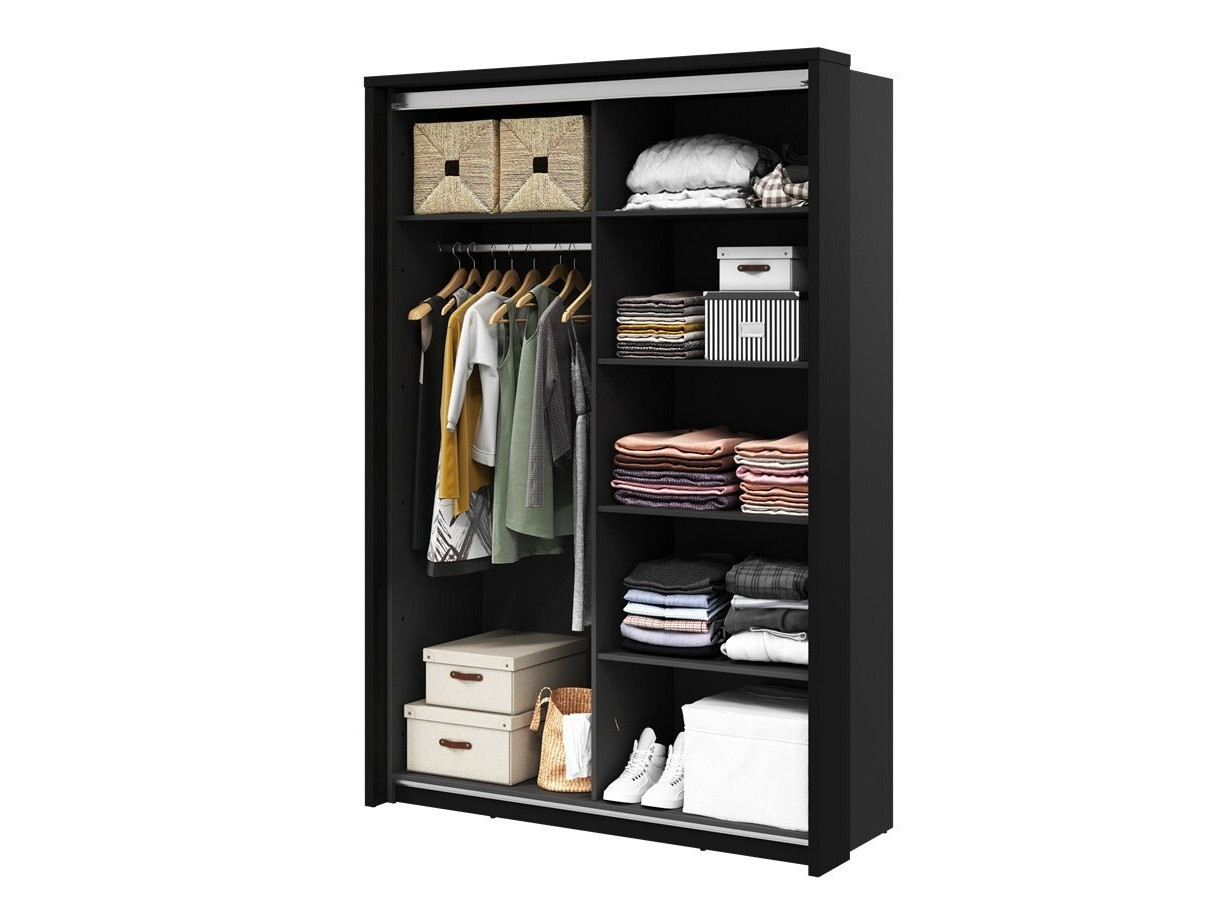 Armario Fresno 122 (Roble Artisan + Negro)