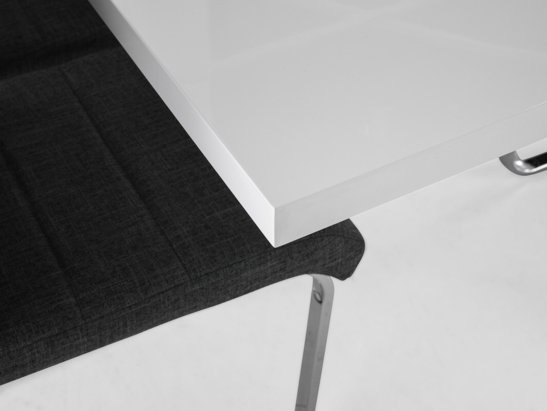 Conjunto de comedor Scandinavian Choice 626 (Gris + Plata)