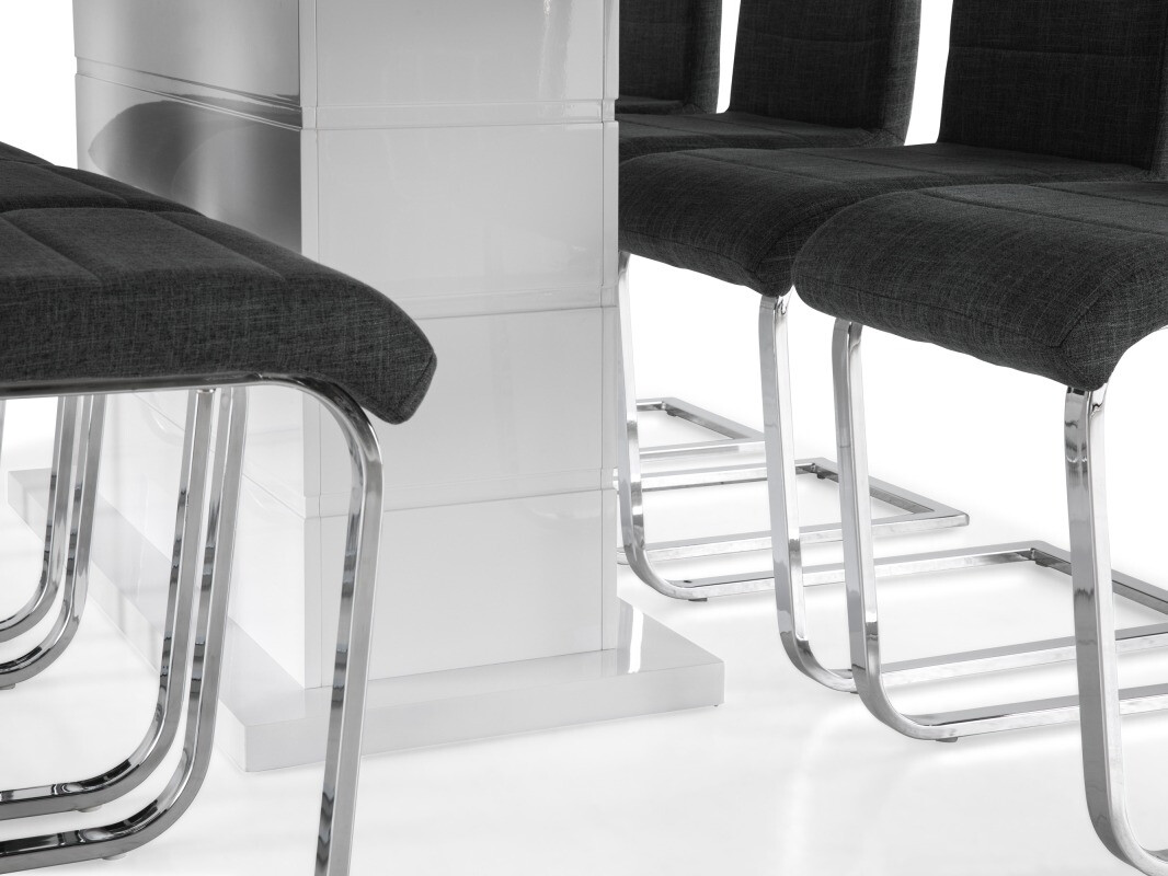 Conjunto de comedor Scandinavian Choice 626 (Gris + Plata)