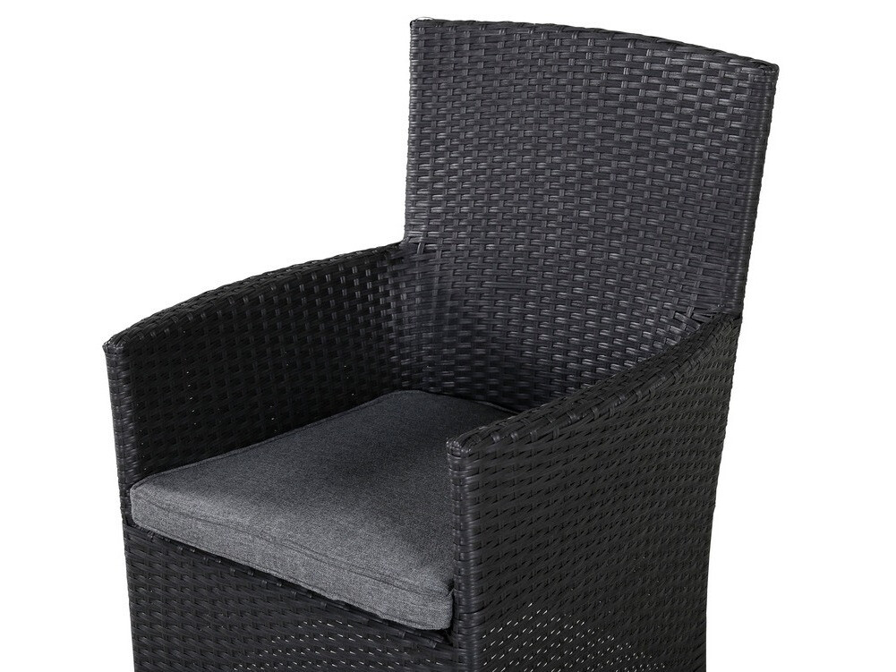 Sillón plara exterior Dallas 739 (Negro + Gris)