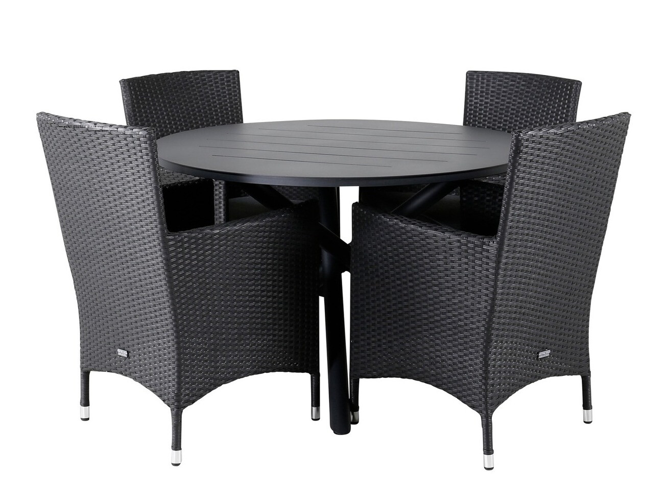 Sillón plara exterior Dallas 739 (Negro + Gris)