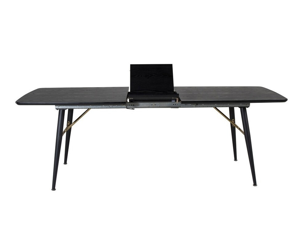 Conjunto de mesas y sillas para comedor Dallas 1443 (Blanco + Negro)