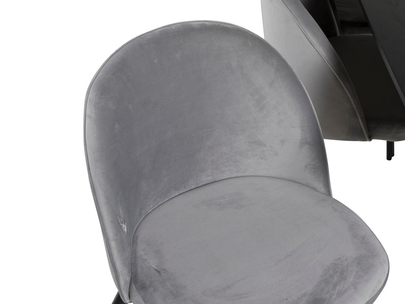 Conjunto de mesas y sillas para comedor Dallas 1449 (Gris claro + Negro)