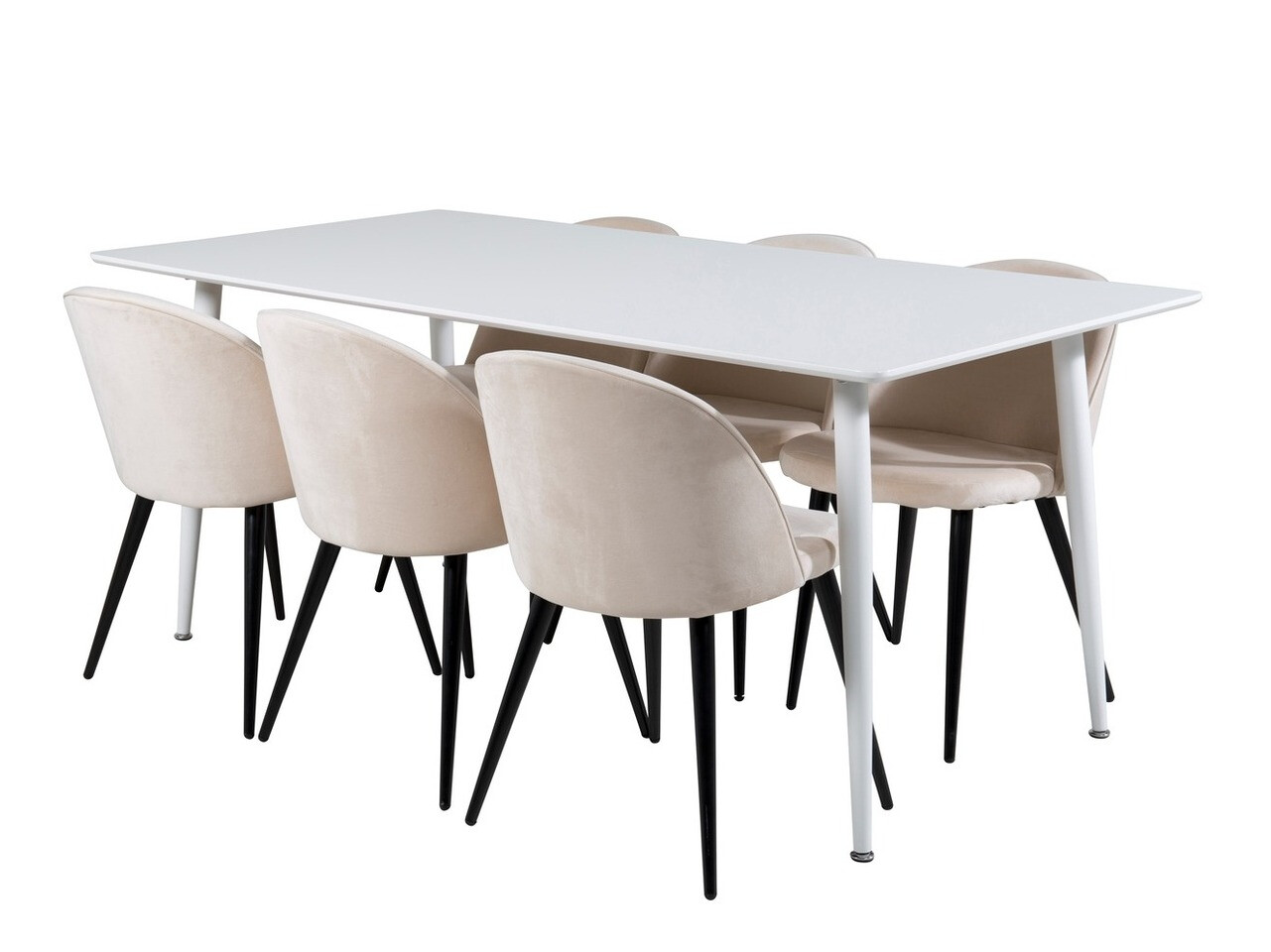 Conjunto de comedor Dallas 1624 (Beige)