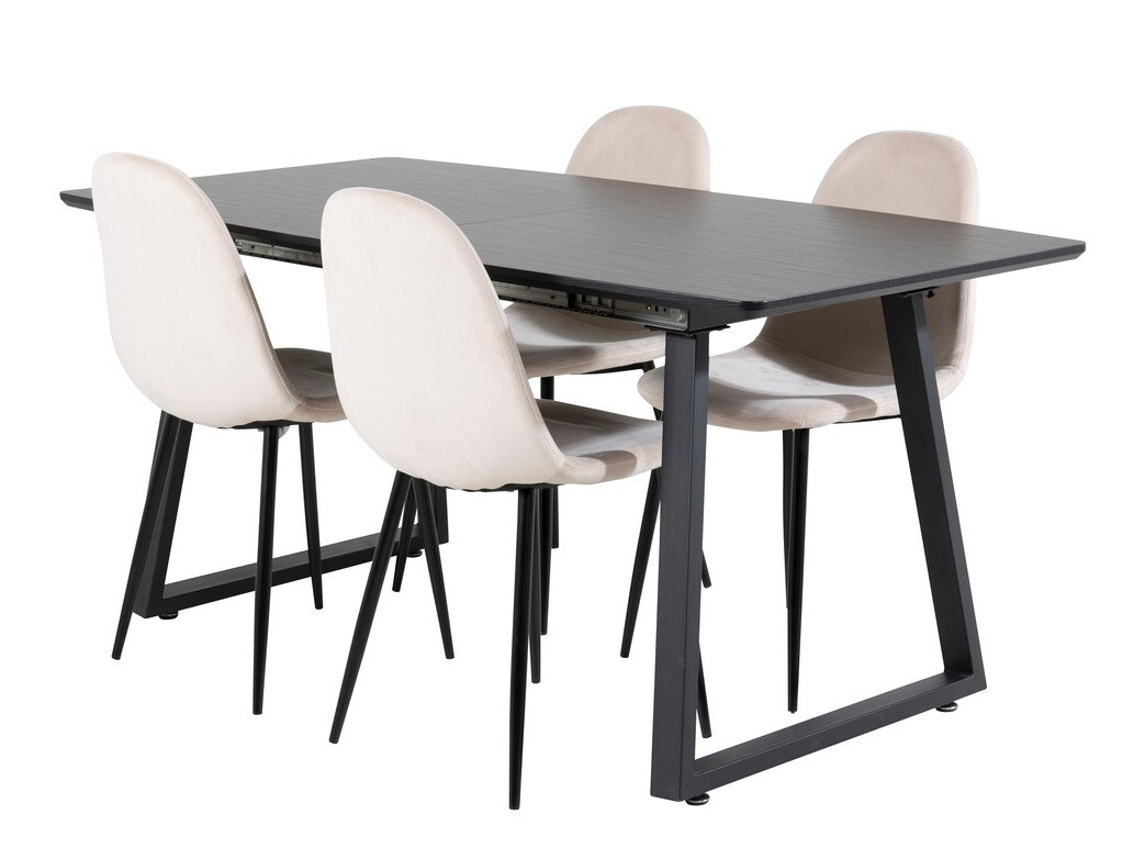 Conjunto de mesas y sillas para comedor Dallas 1616 (Beige)