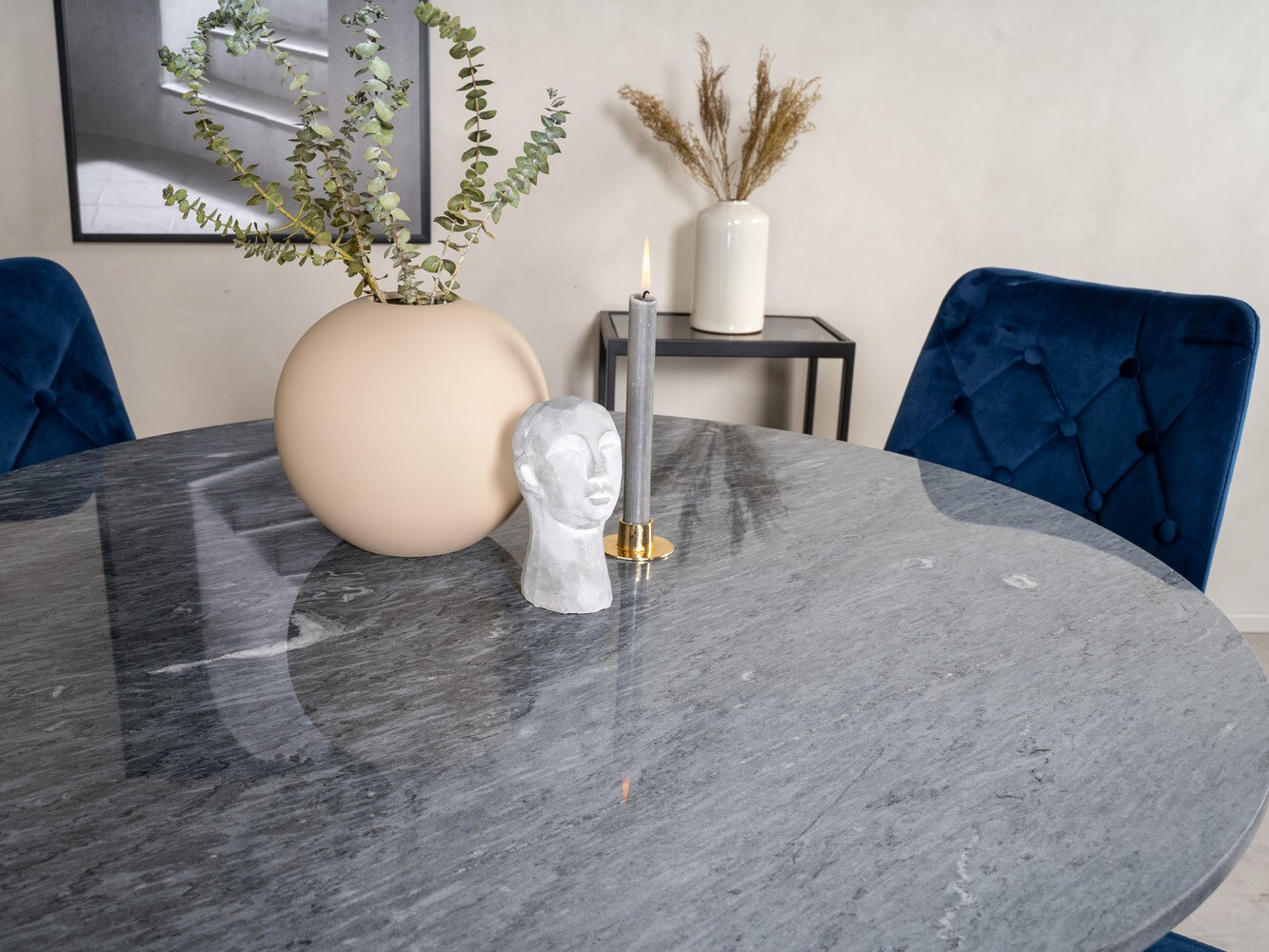 Conjunto de comedor Dallas 1627 (Azul)