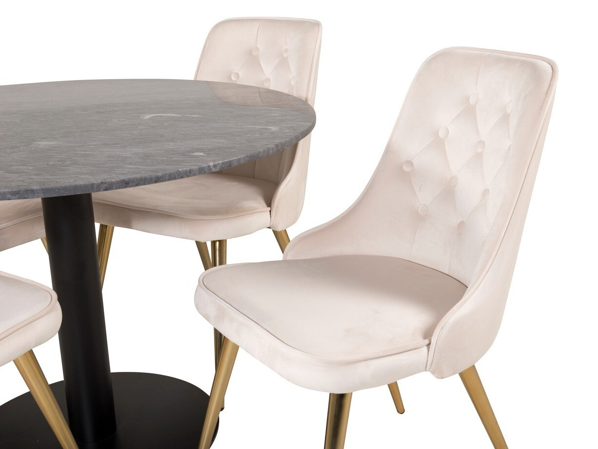 Conjunto de comedor Dallas 1627 (Rosa)