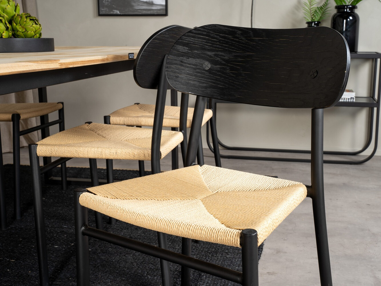 Conjunto de comedor Dallas 1638 (Marrón)