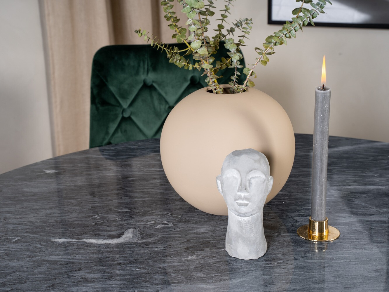 Conjunto de mesas y sillas para comedor Dallas 1627 (Verde)