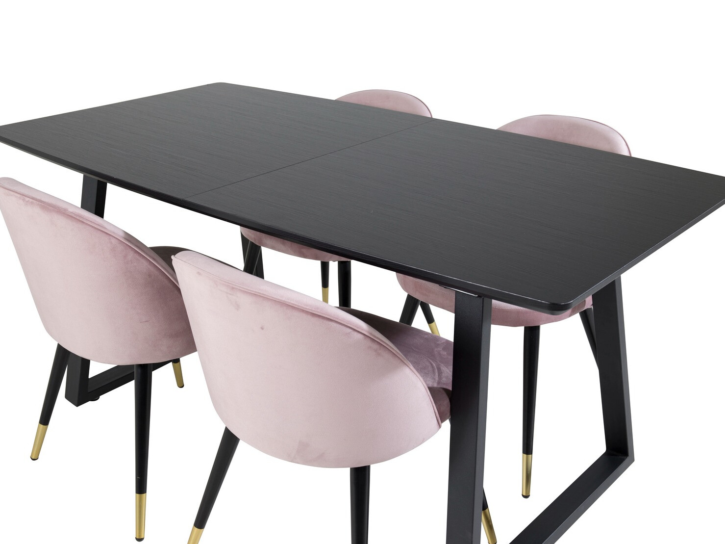 Conjunto de mesas y sillas para comedor Dallas 1631 (Rosa)
