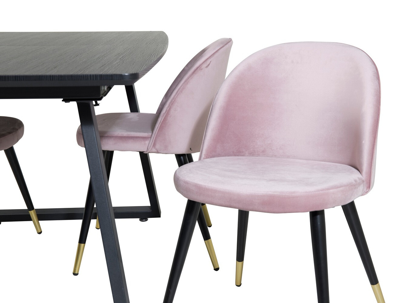 Conjunto de mesas y sillas para comedor Dallas 1631 (Rosa)