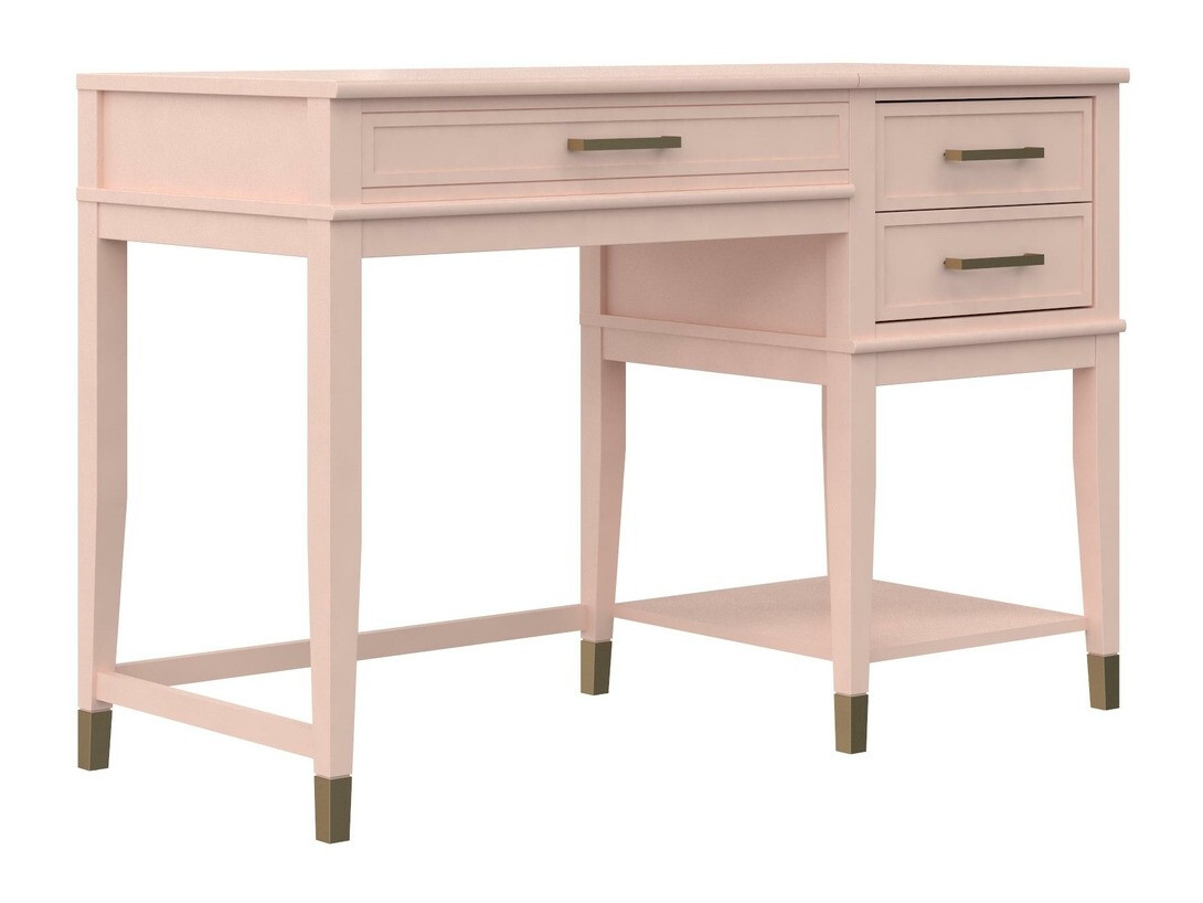 Mesa de oficina Belromu 102 (Rosa claro)