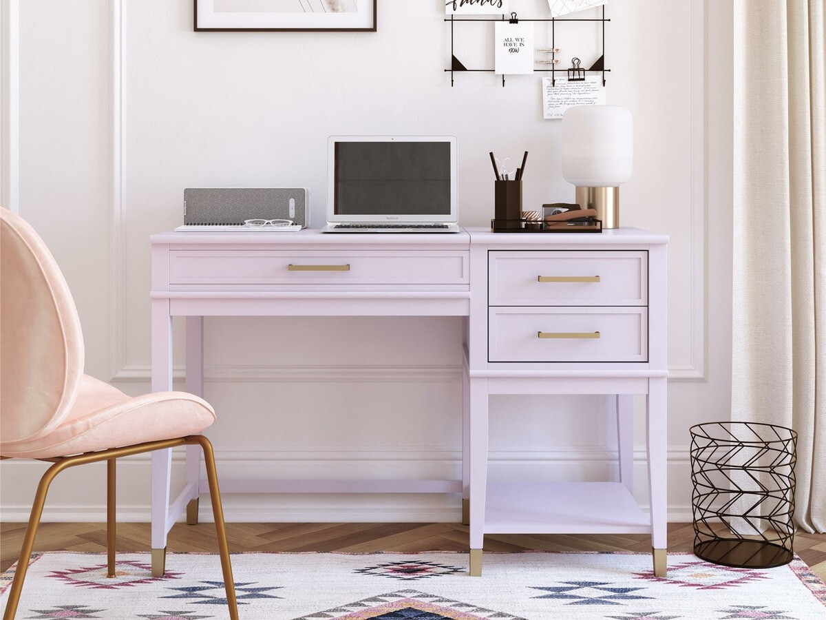 Mesa de oficina CosmoLiving by Cosmopolitan Belromu 102 (Púrpura)